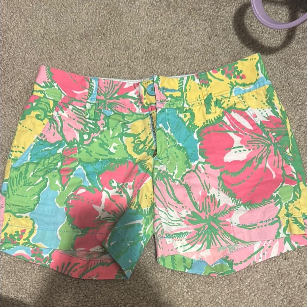 Lilly Pulitzer Colorful Floral Women's Shorts